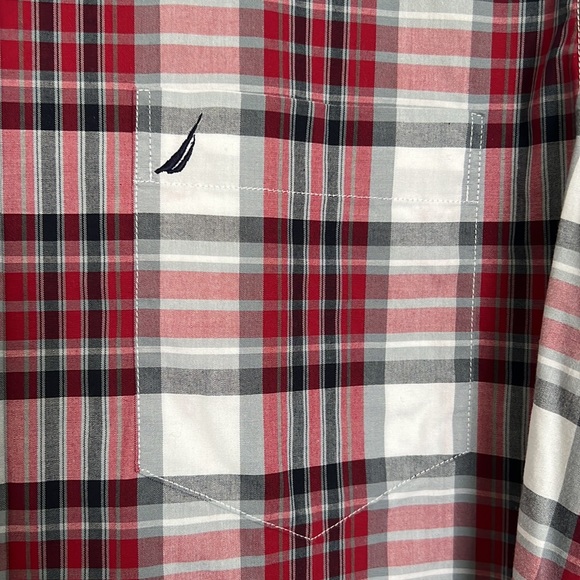 Nautica Plaid Button Down - Picture 2 of 5
